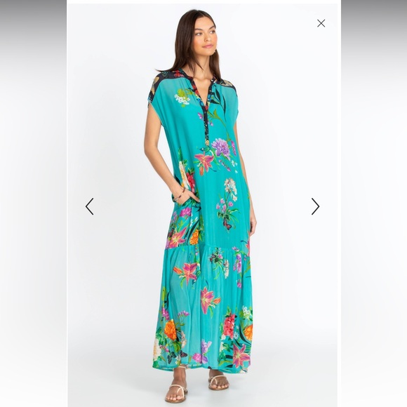 Johnny Was Panya Alba Maxi Dress sz S - Picture 2 of 6